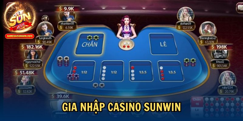 Gia nhập Casino Sunwin