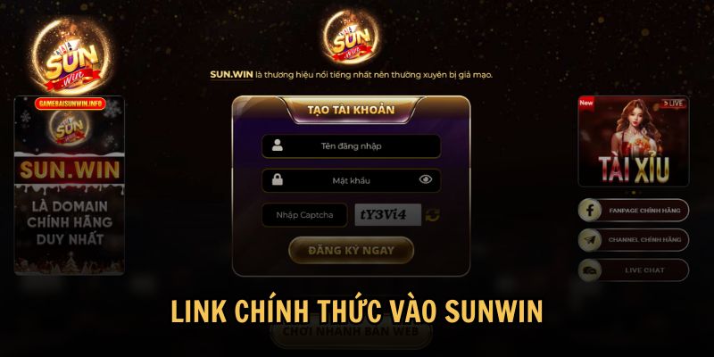 Luôn truy cập Sunwin qua đường dẫn chính thức